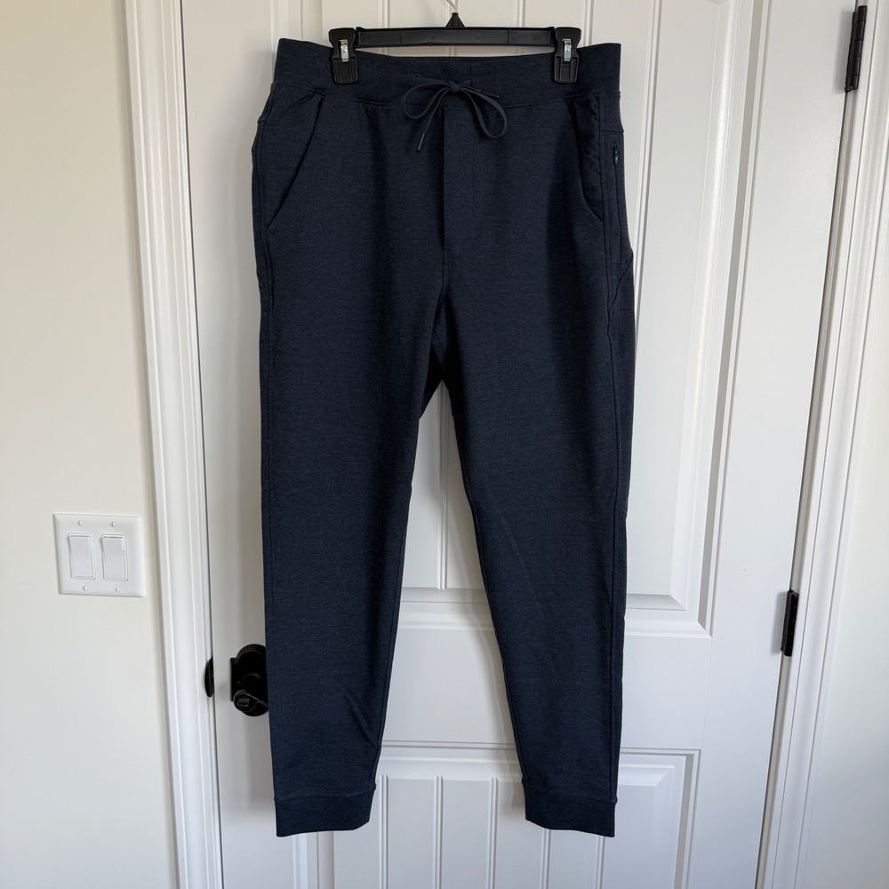 Birddogs Navy Jogger Sweatpants Built in Liner Men's Large NWOT‎ athleisure - Picture 2 of 5